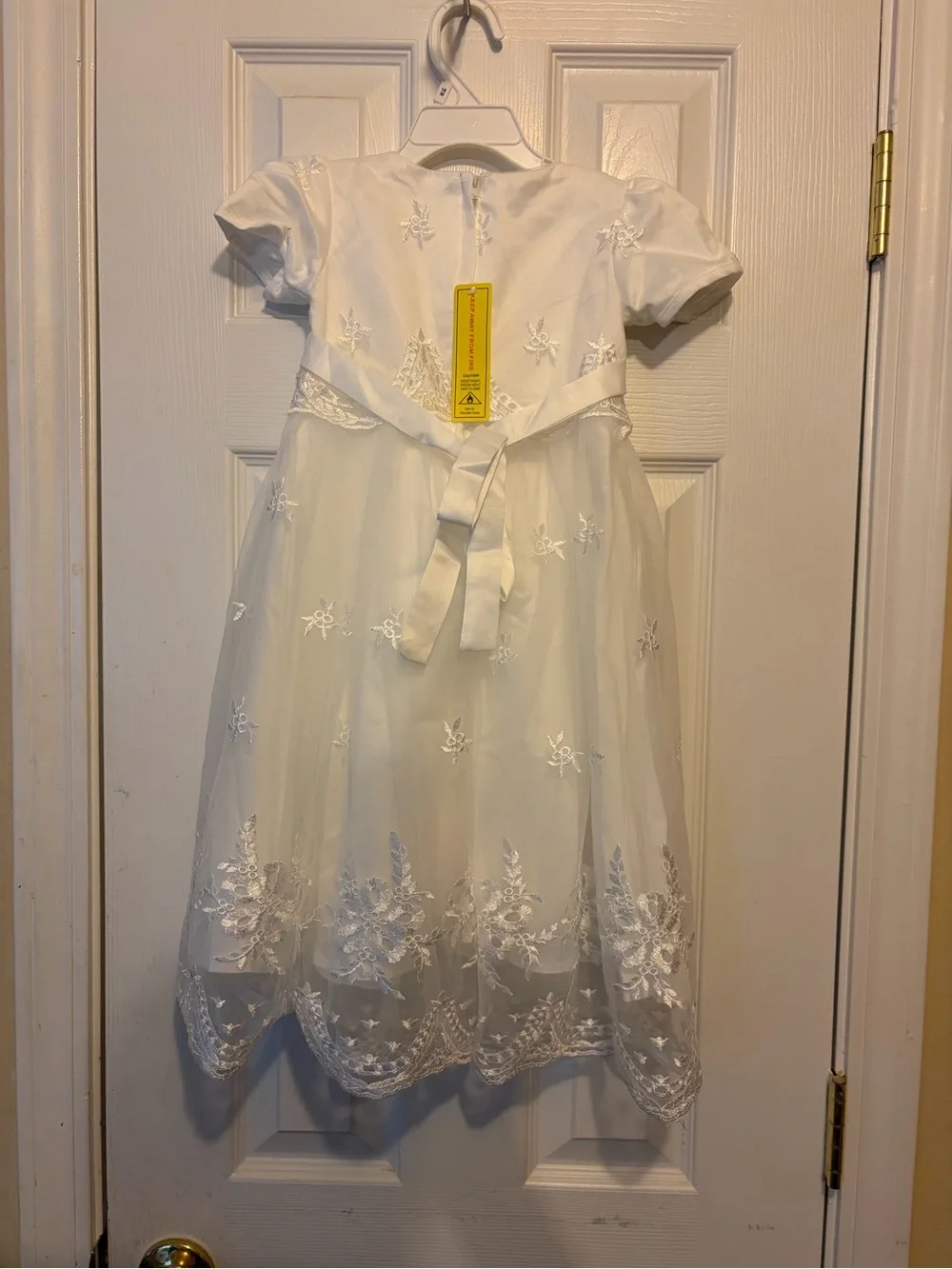 White Temple Infant👶🏻Christening/Blessing Dress👗Sz 12/18M